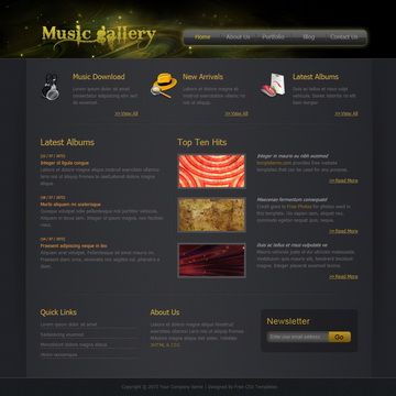 Image for Music Gallery on template0.com Image for Music Gallery on template0.com