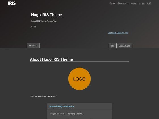 Image for Hugo Iris on template0.com