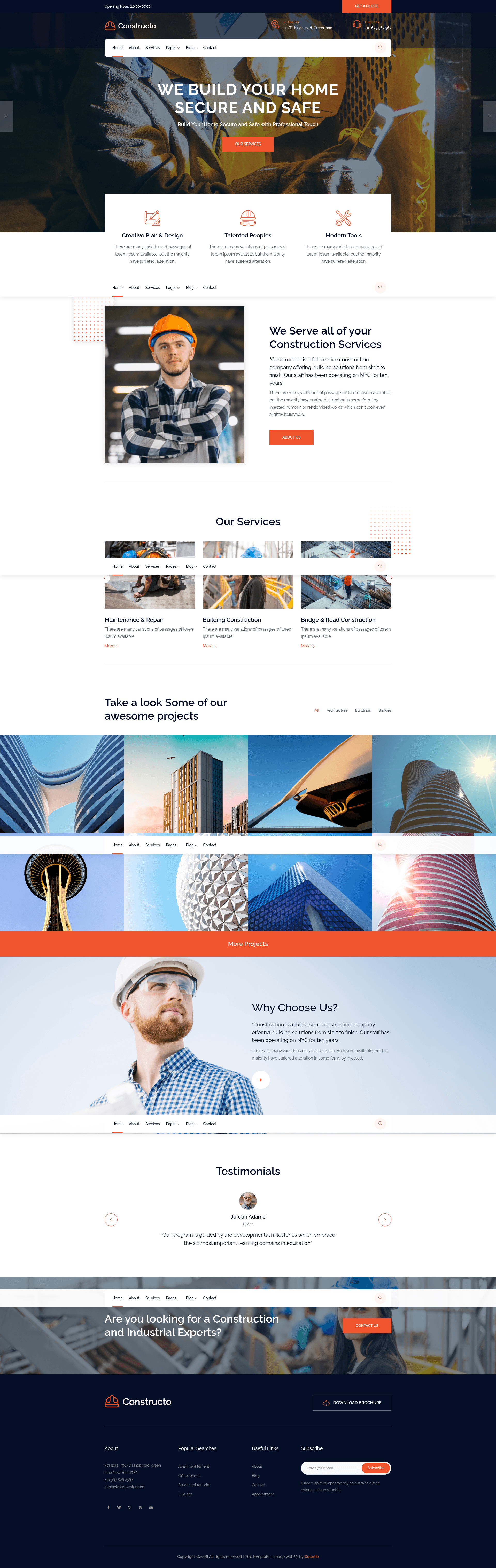 screenshot of Constructo on template0.com
