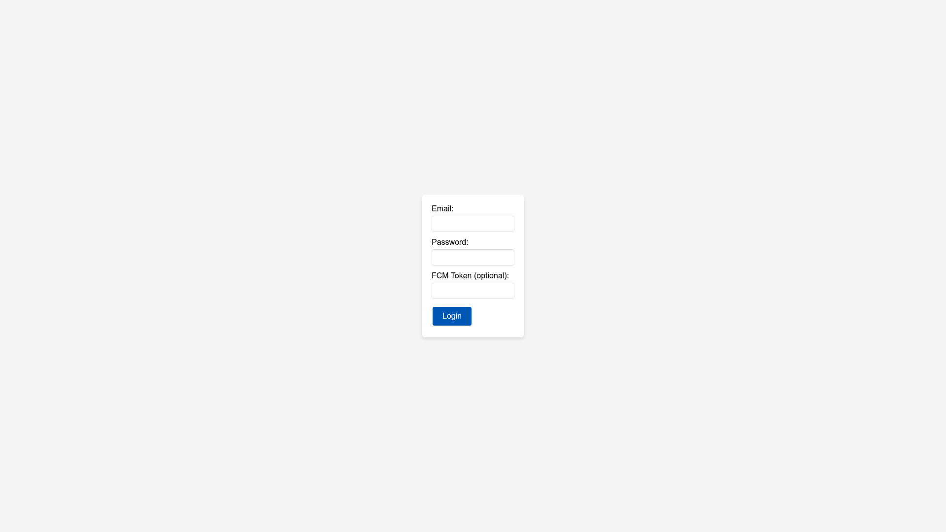 screenshot of Login Template on template0.com