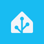 Logo of Home Assistant Website on template0.com