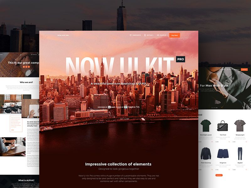 Image for Now UI Kit Pro on template0.com