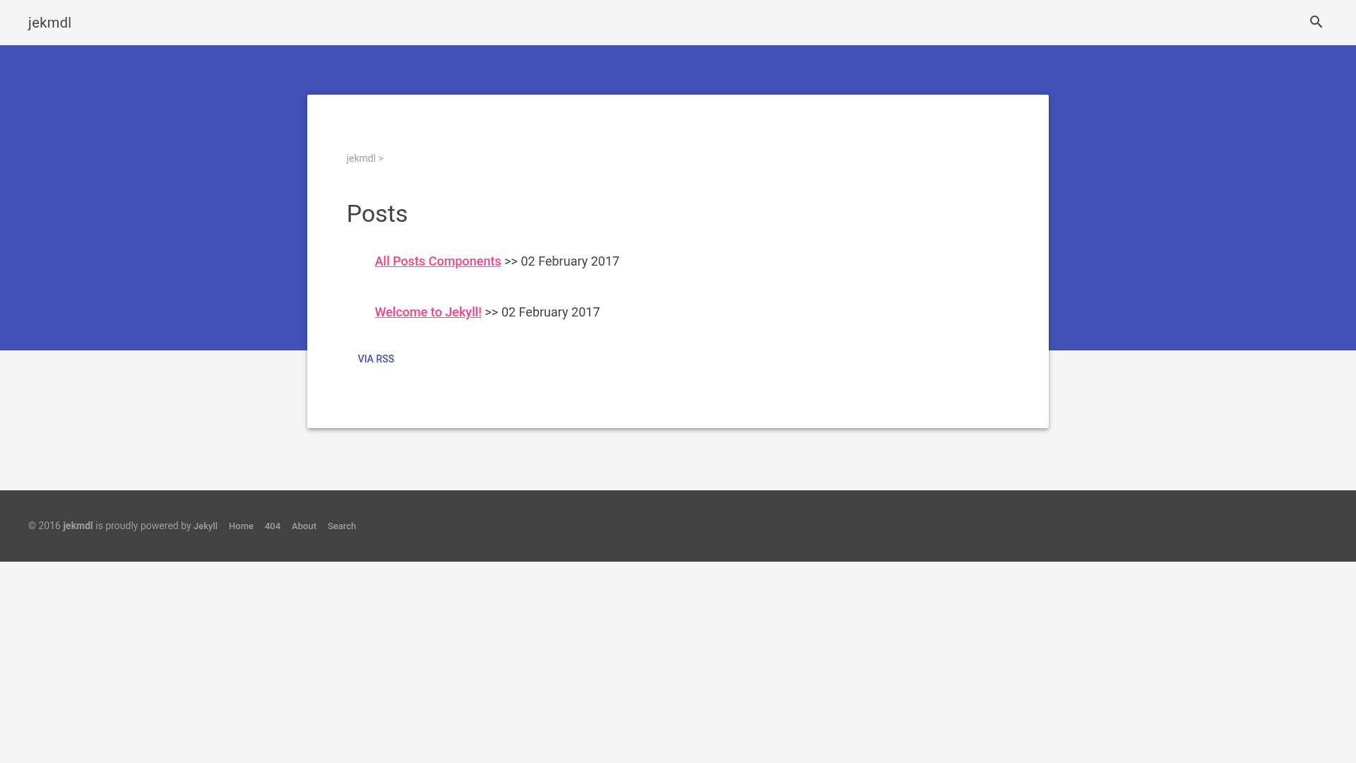 screenshot of Jekmdl on template0.com