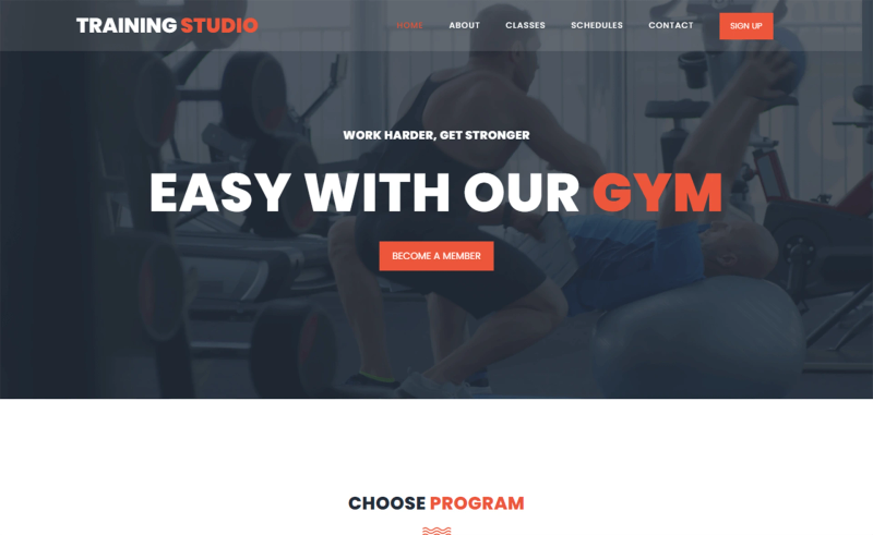 Image for Training Studio on template0.com
