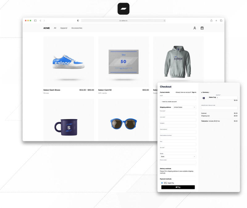 Image for Saleor Next.js Storefront(ecommerce nextjs template) on template0.com Image for Saleor Next.js Storefront(ecommerce nextjs template) on template0.com