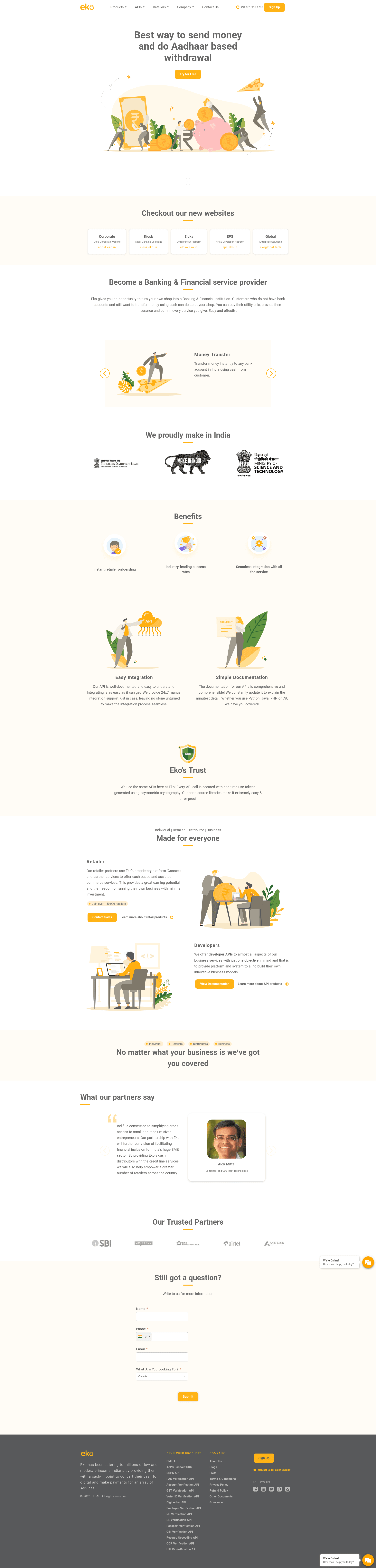 screenshot of Eko Website & Blog on template0.com