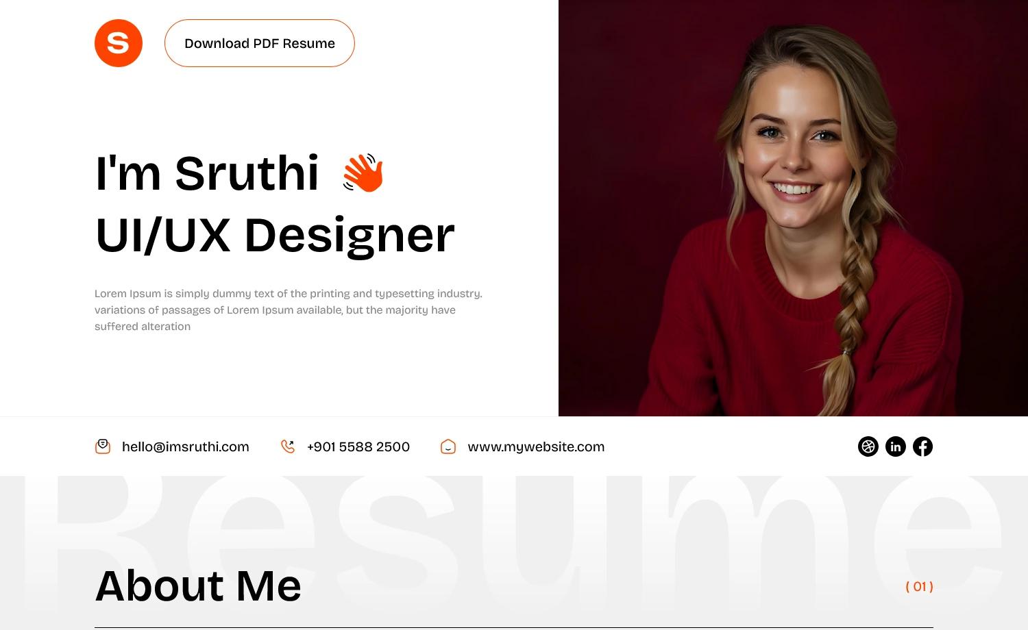 Resume preview