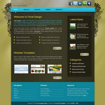 Image for Floral Design on template0.com Image for Floral Design on template0.com