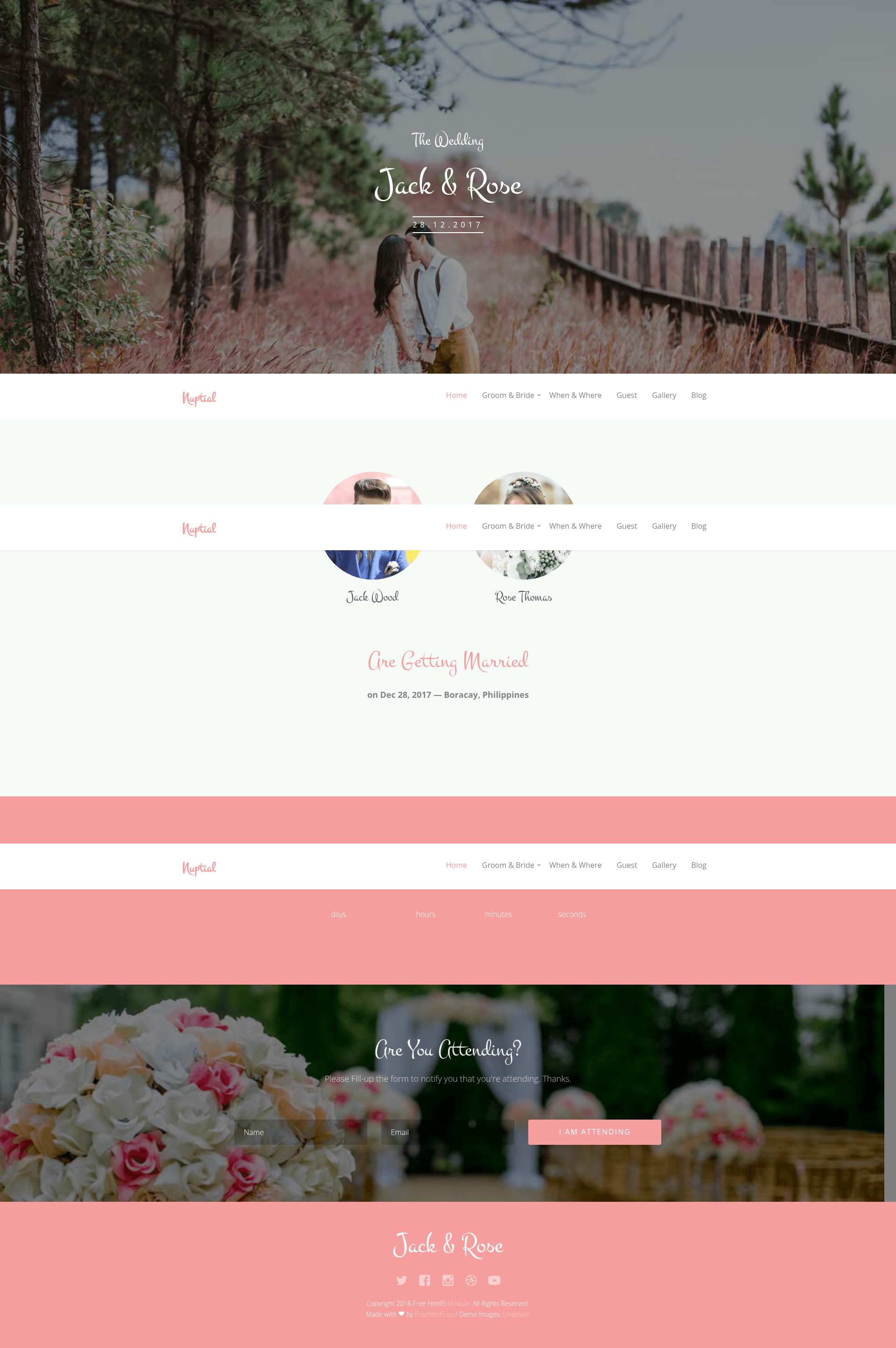 screenshot of Nupital on template0.com