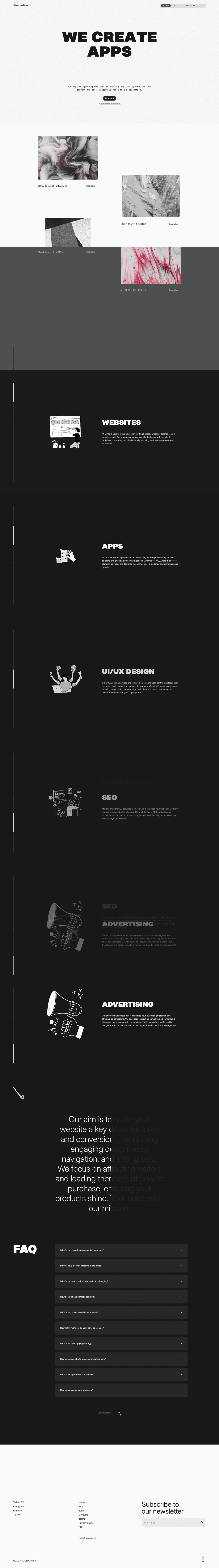 screenshot of Mintaka on template0.com