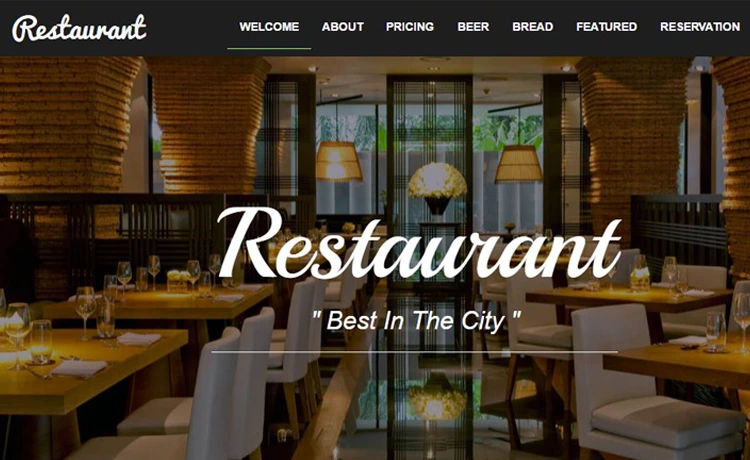 Image for Restaurant – Bootstrap Food Restaurant Website Template on template0.com Image for Restaurant – Bootstrap Food Restaurant Website Template on template0.com