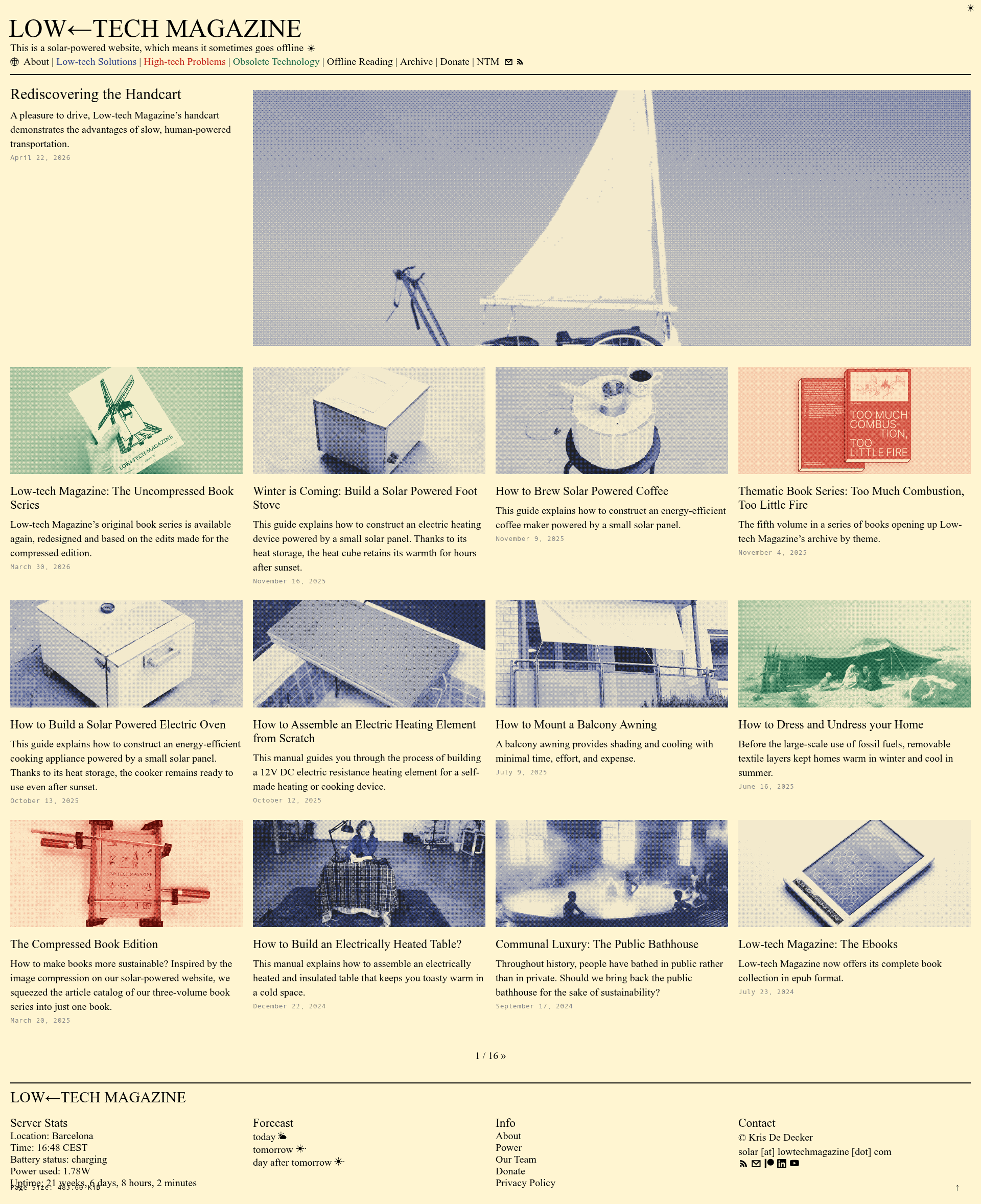 screenshot of Solar v.2 on template0.com