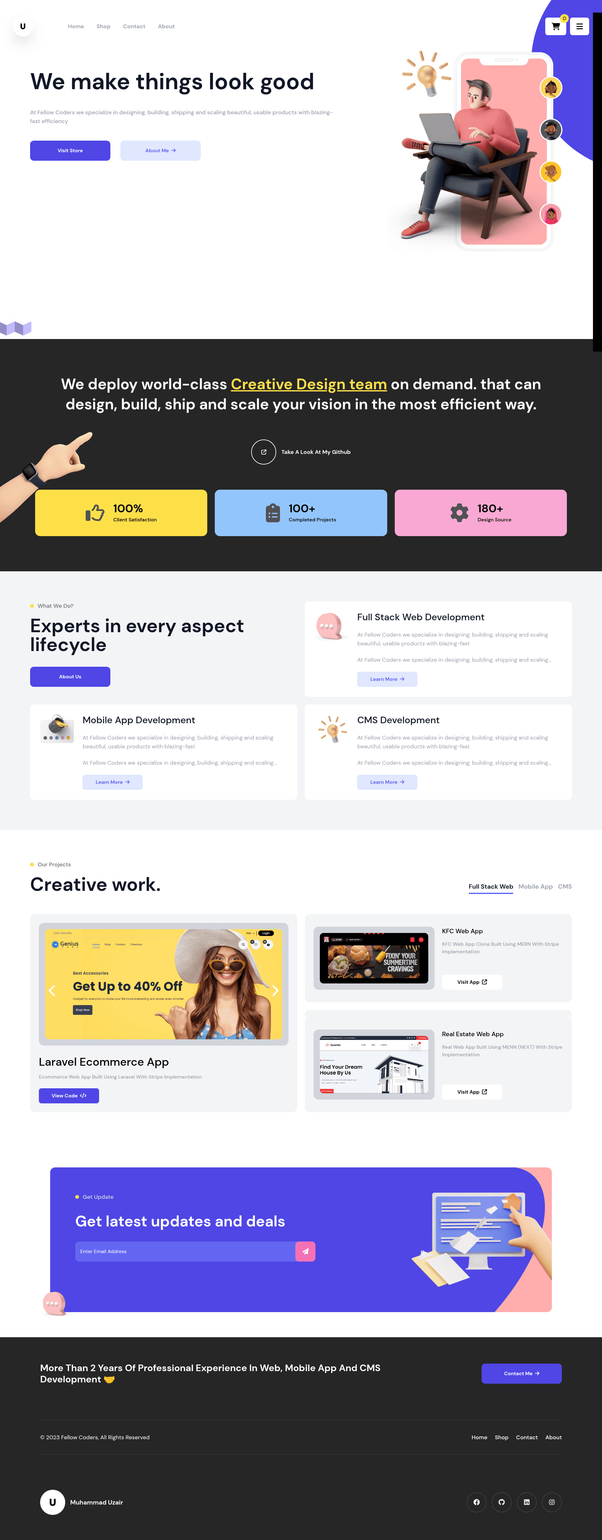 screenshot of Collax Ecommerce Next on template0.com