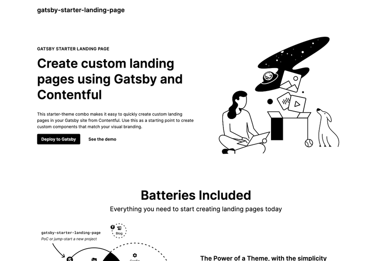 Image for Gatsby Starter Landing Page on template0.com Image for Gatsby Starter Landing Page on template0.com