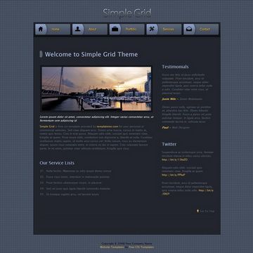 Image for Simple Grid on template0.com