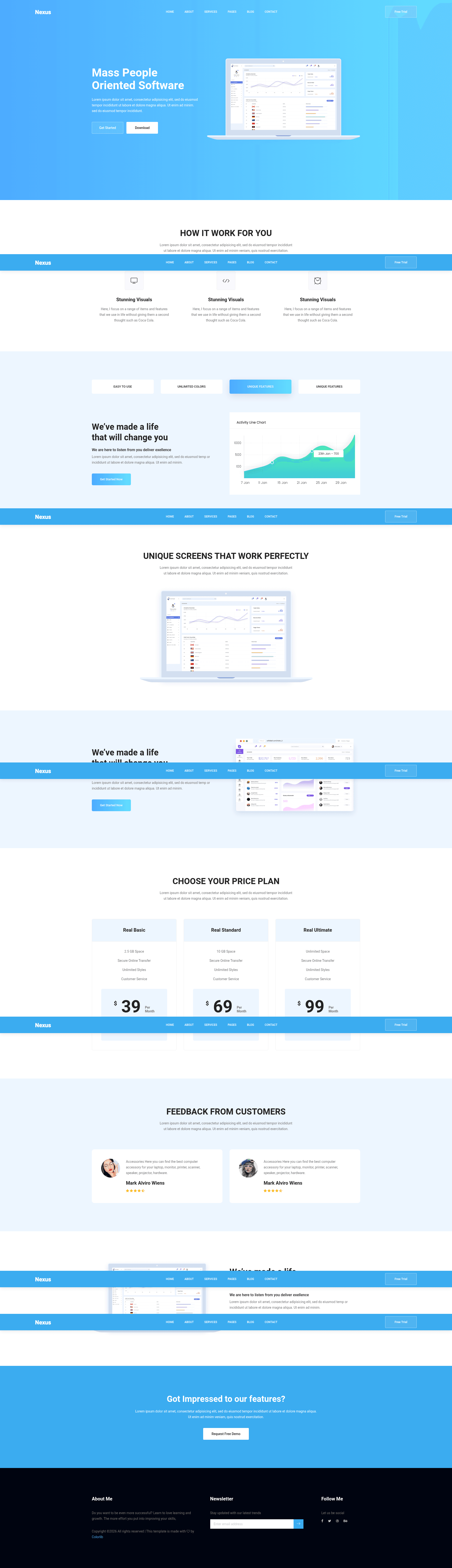 screenshot of Nexus on template0.com