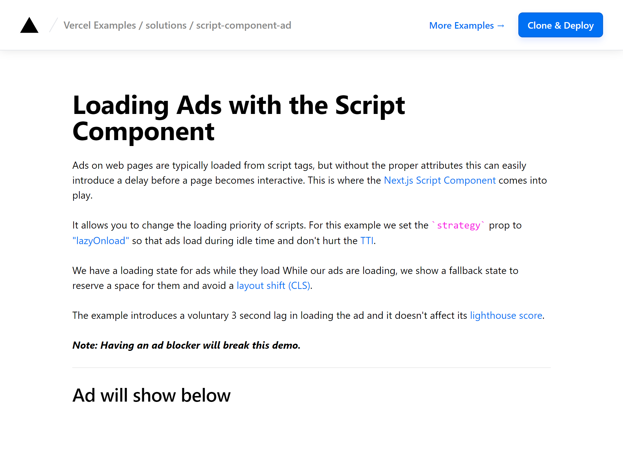 Loading Ads with the Script Component preview