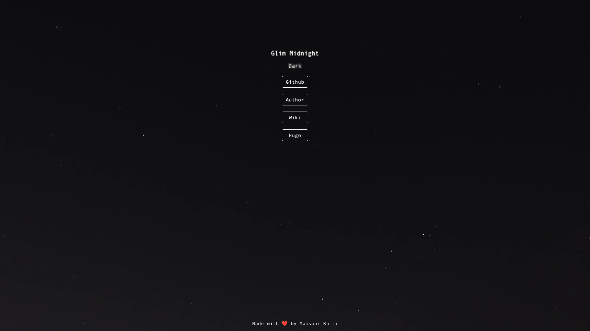 screenshot of Glim Midnight on template0.com