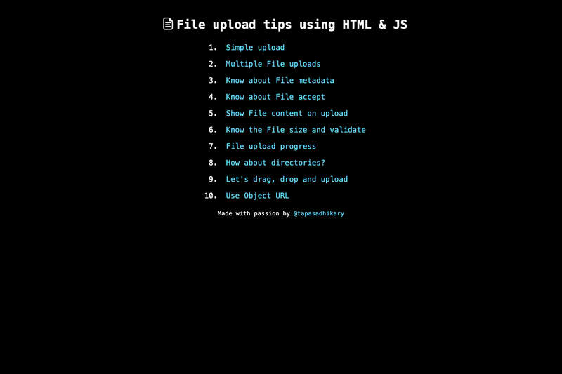 Image for HTML File Upload Tips on template0.com Image for HTML File Upload Tips on template0.com