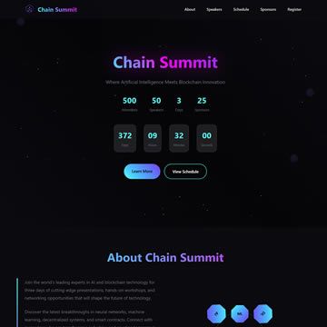 Image for Chain Summit Template on template0.com Image for Chain Summit Template on template0.com