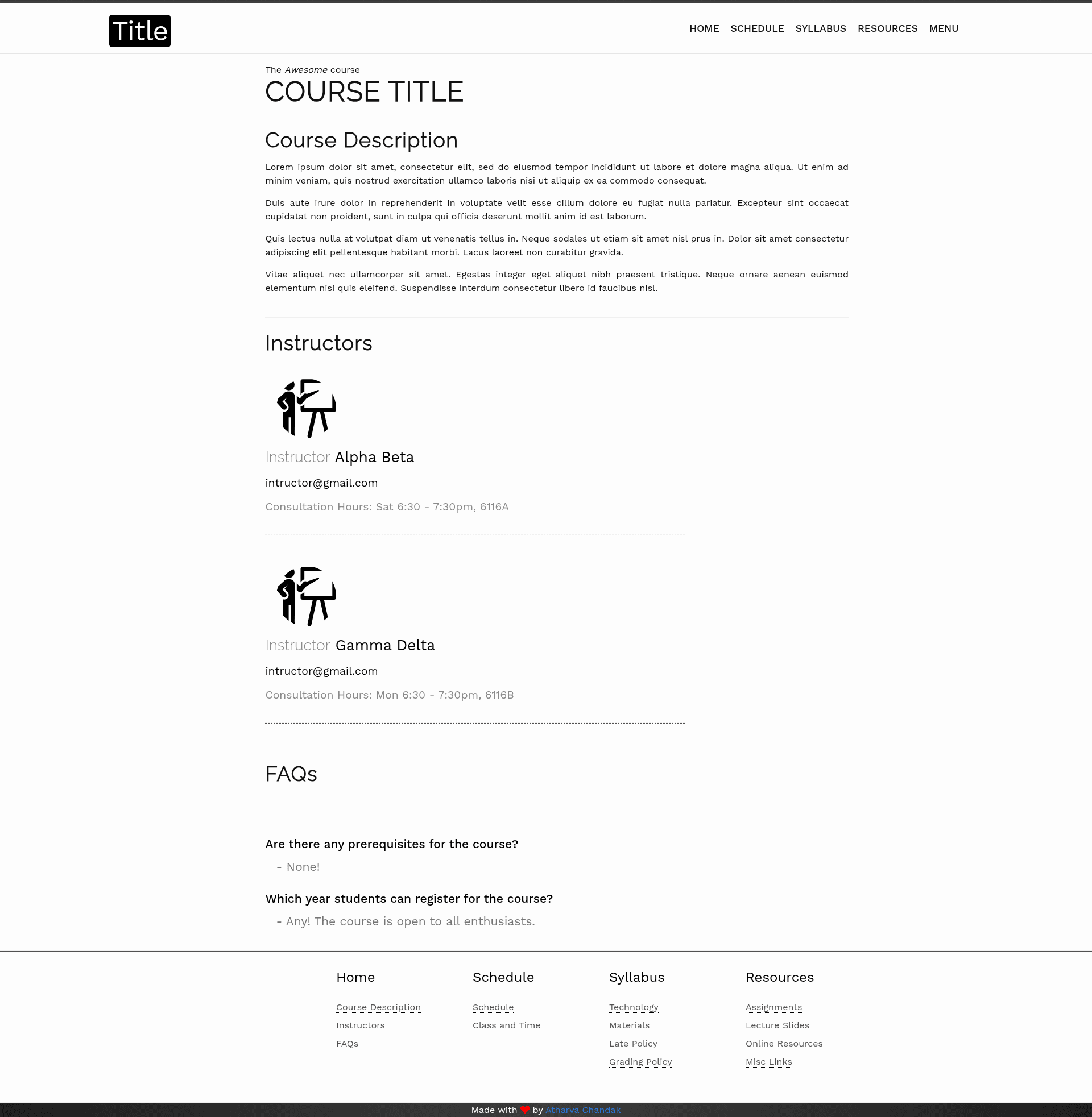 screenshot of Orca on template0.com