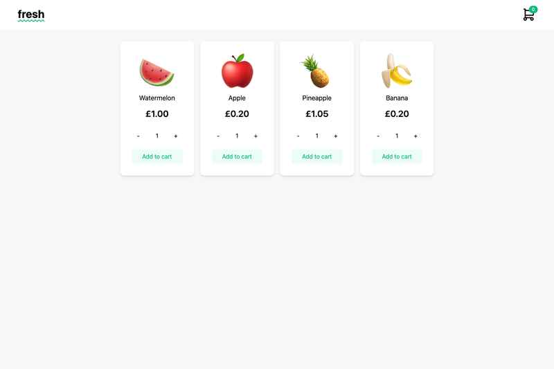 Image for Simple Ecommerce Nextjs on template0.com