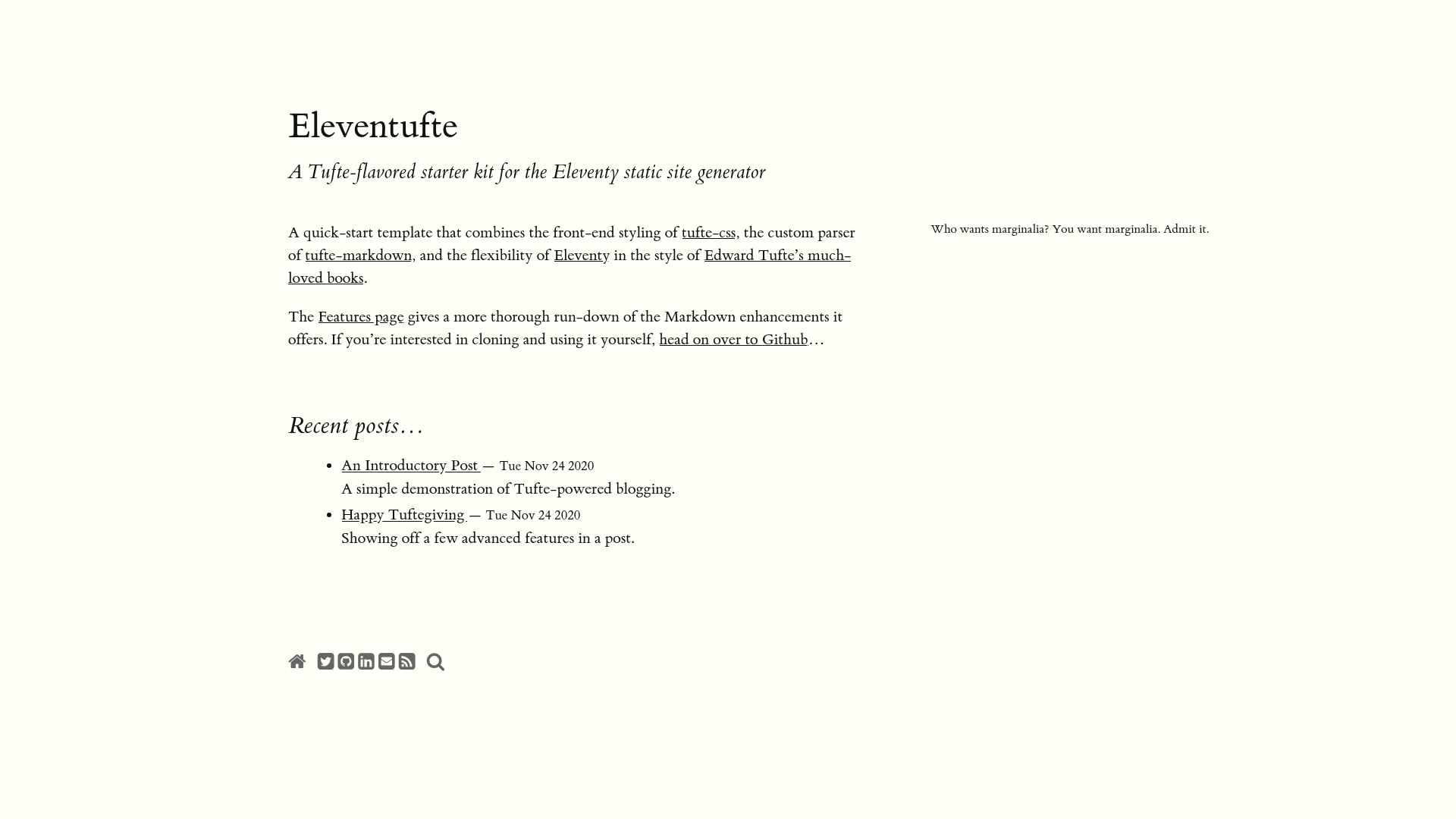 screenshot of Eleventufte on template0.com