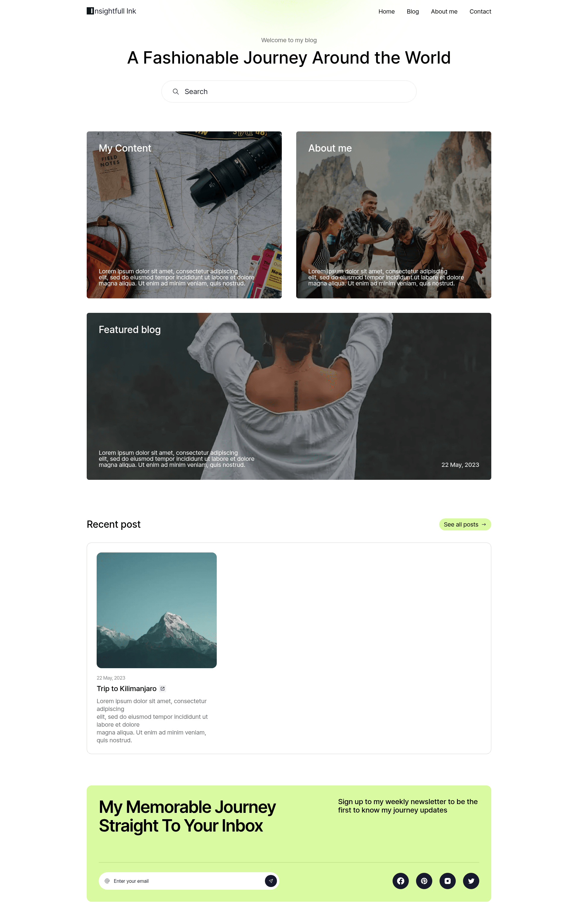 screenshot of Insightfull Ink on template0.com
