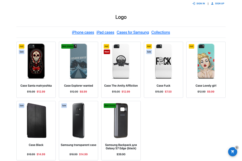 Image for Next.js v14 E-commerce Starter Kit on template0.com