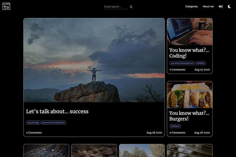 Image for Next.js Blog with Strapi on template0.com