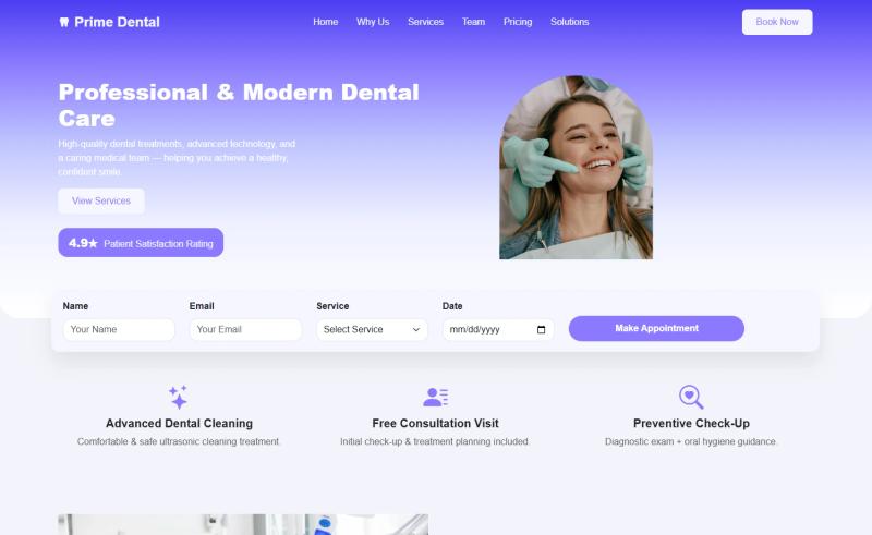 Image for PrimeDental on template0.com Image for PrimeDental on template0.com
