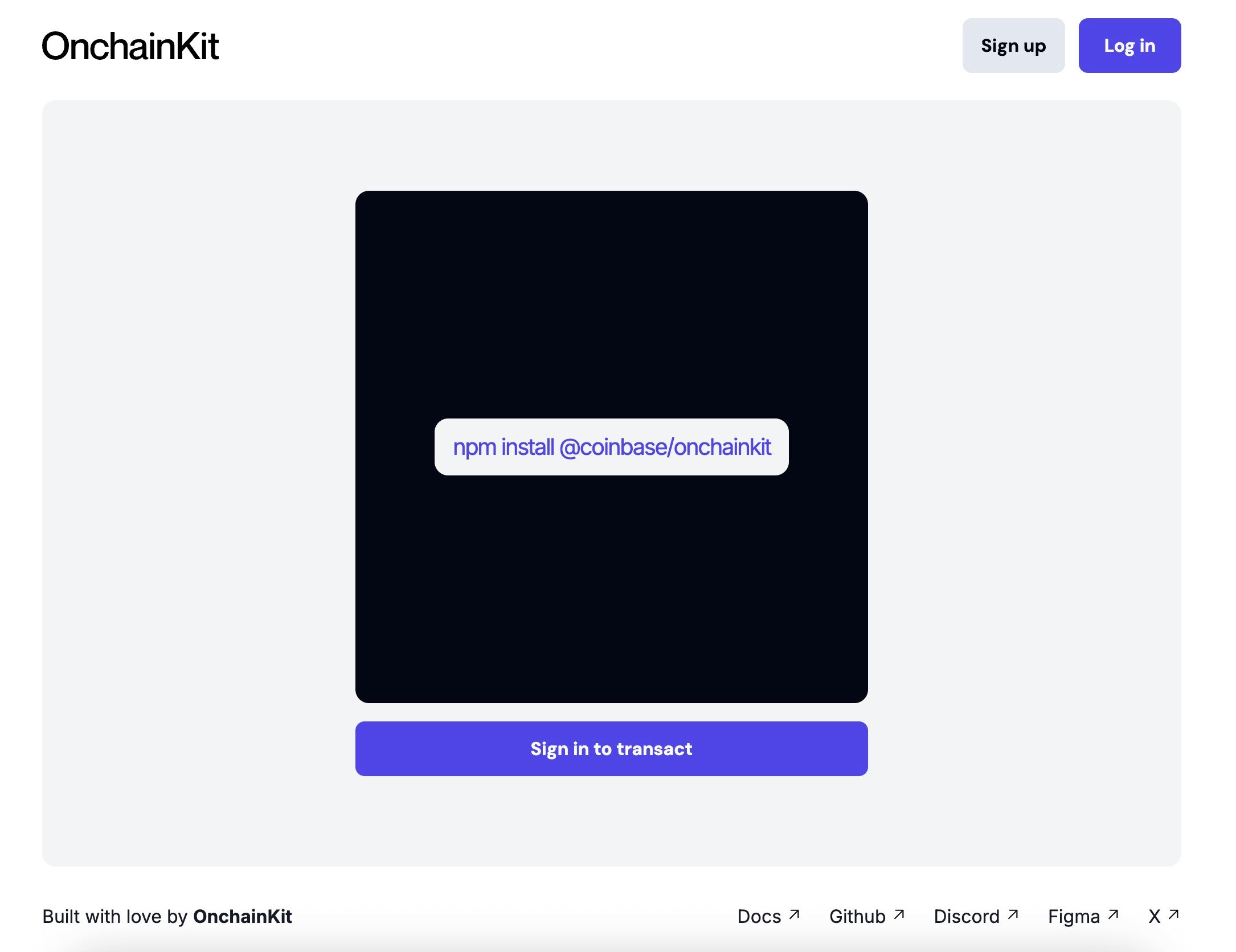 Onchain App Template preview