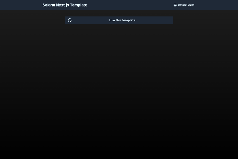 Image for Solana Next Template on template0.com