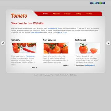 Image for Tomato Template on template0.com Image for Tomato Template on template0.com