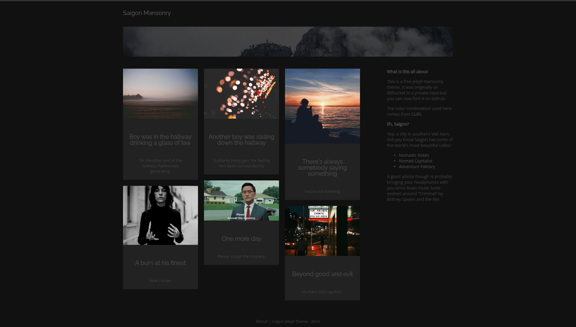 screenshot of Saigon on template0.com