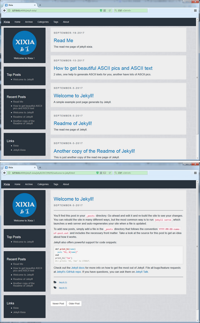 Image for Jekyll Xixia on template0.com Image for Jekyll Xixia on template0.com