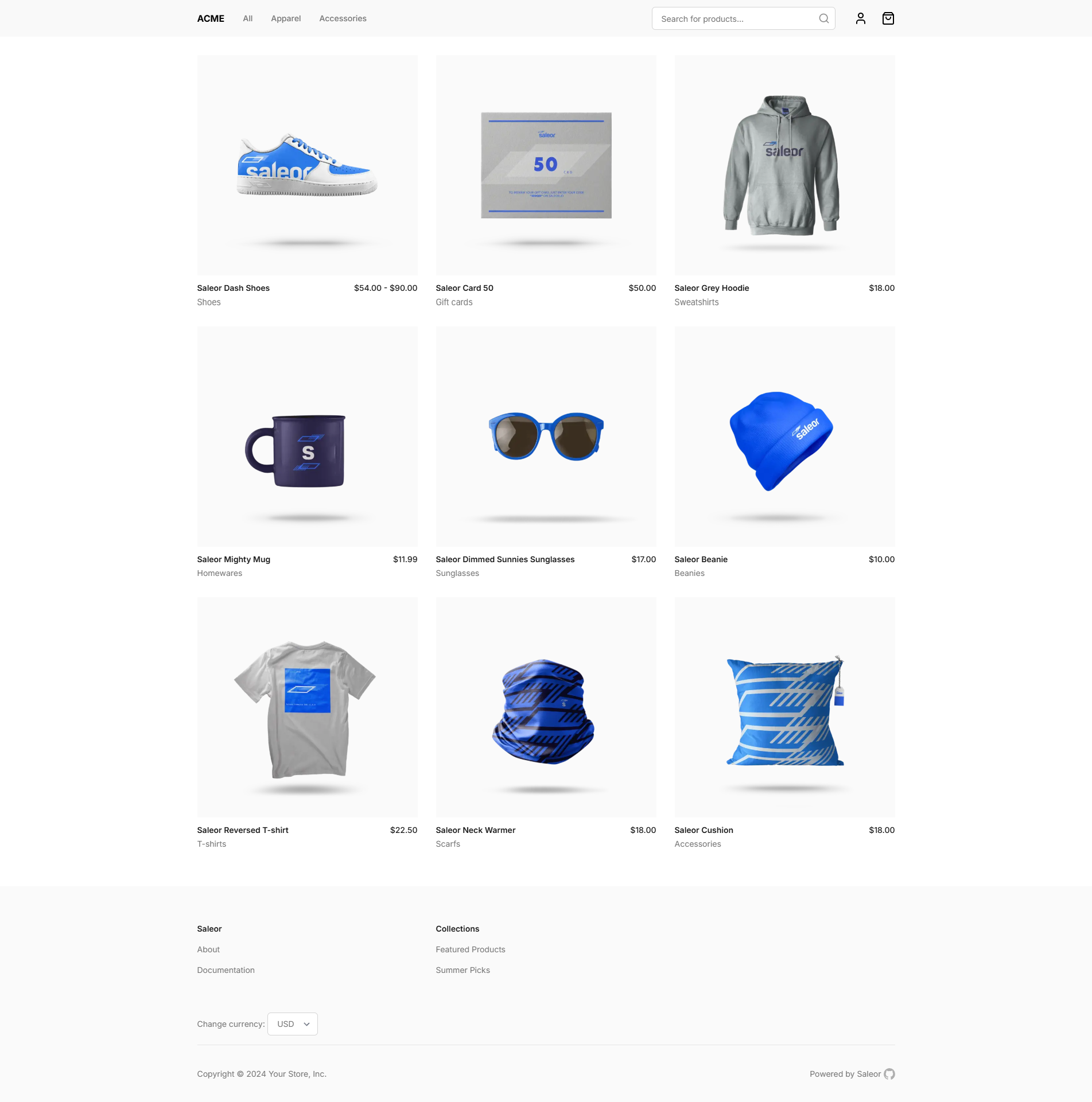 Image for Saleor Next.js Storefront(ecommerce nextjs template) on template0.com