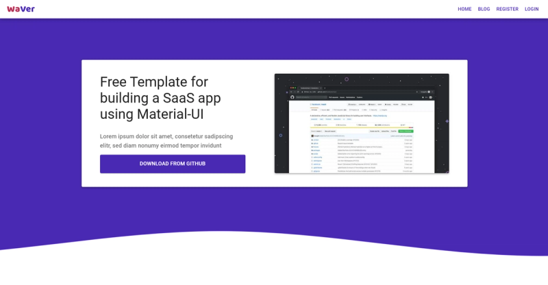Image for React SaaS Template(dashboard react template) on template0.com Image for React SaaS Template(dashboard react template) on template0.com