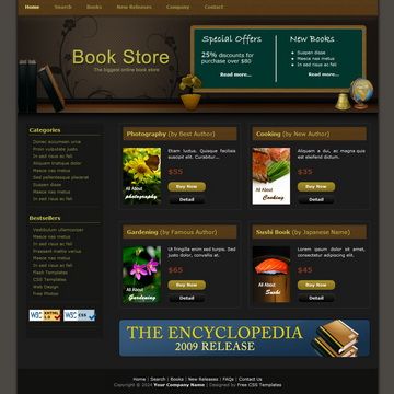 Image for Book Store on template0.com Image for Book Store on template0.com