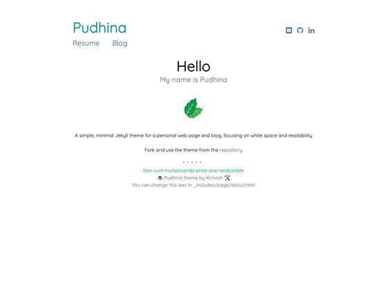 Image for Pudhina on template0.com