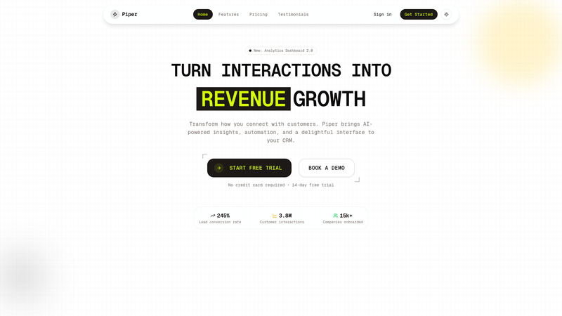 Image for Shadcn CRM Dashboard on template0.com Image for Shadcn CRM Dashboard on template0.com
