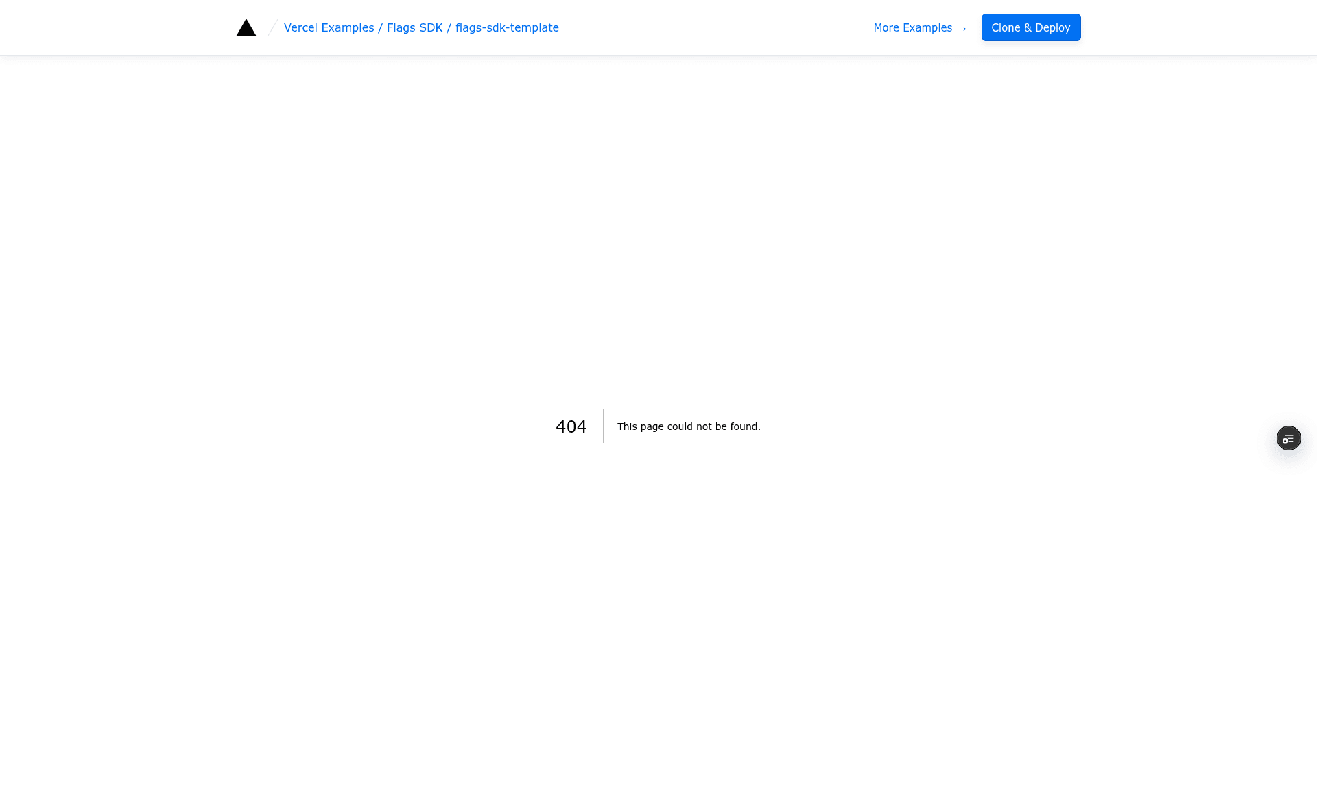 screenshot of Flags SDK with Hypertune and Next.js on template0.com