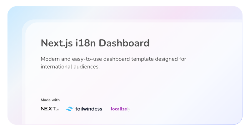 Image for Next.js i18n Dashboard Template on template0.com Image for Next.js i18n Dashboard Template on template0.com