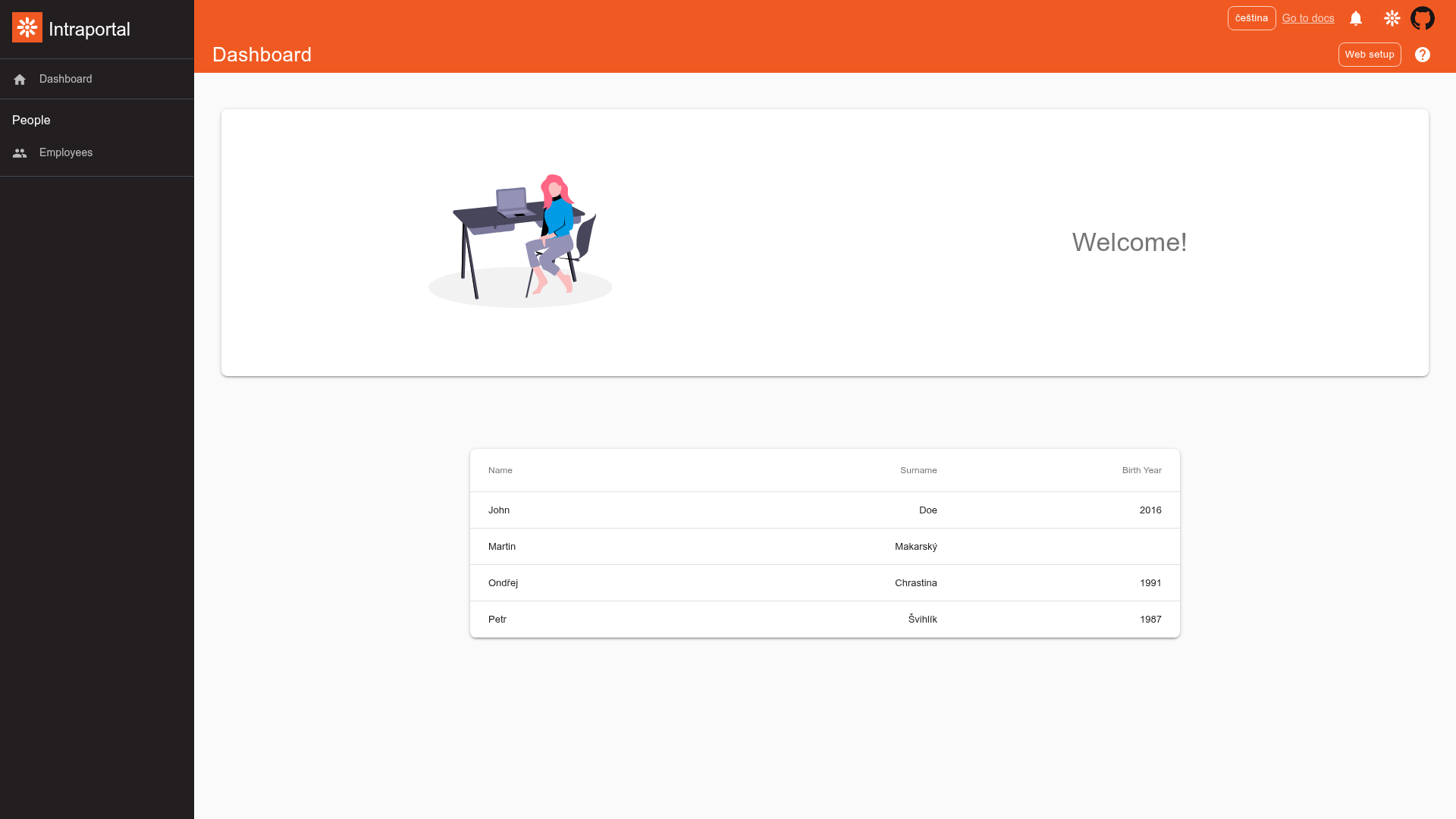screenshot of Gatsby Kontent Paperbase on template0.com