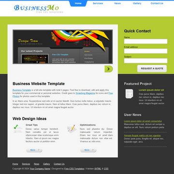 Image for Business Template on template0.com Image for Business Template on template0.com