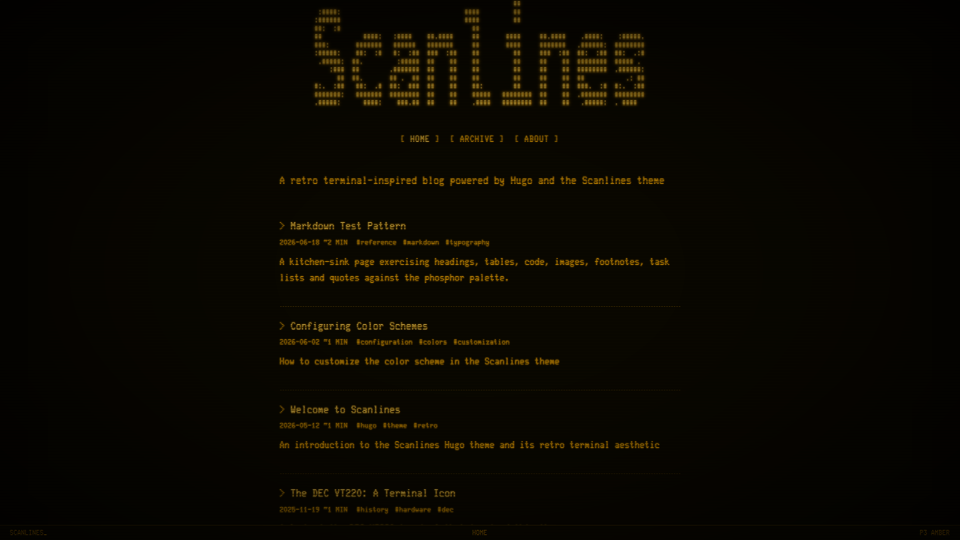 Scanlines preview