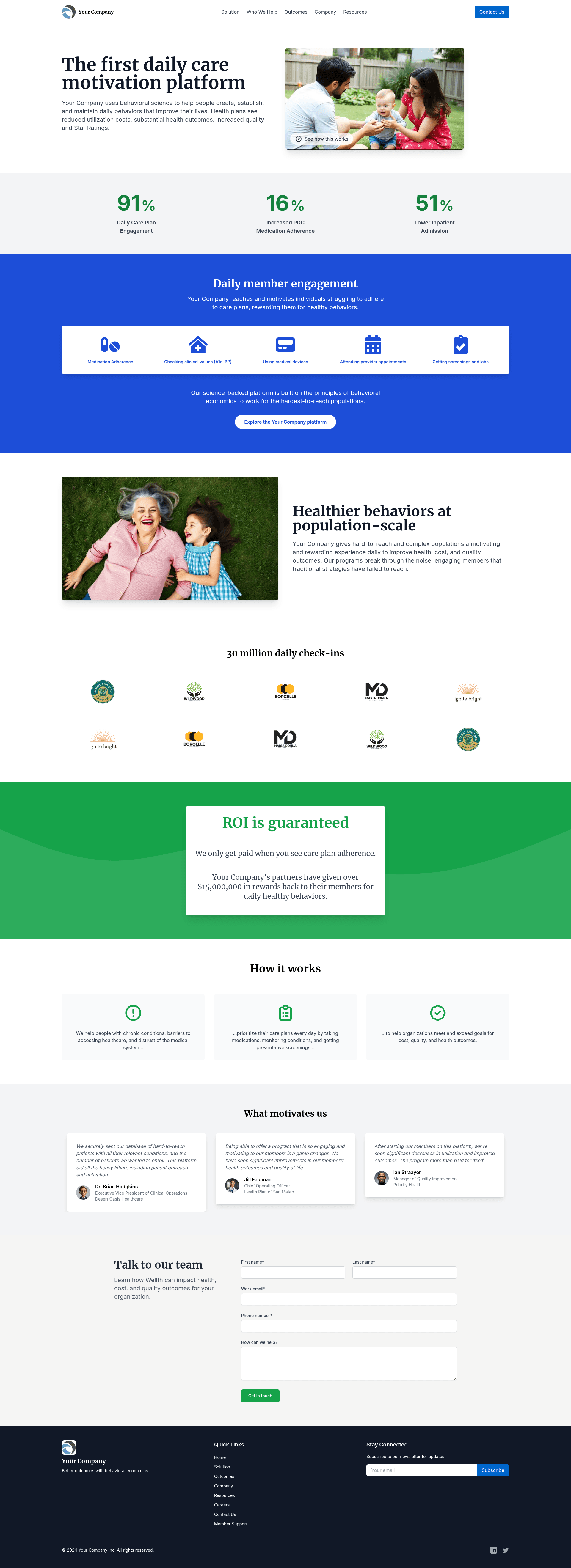 screenshot of Astro Modern Company Theme on template0.com