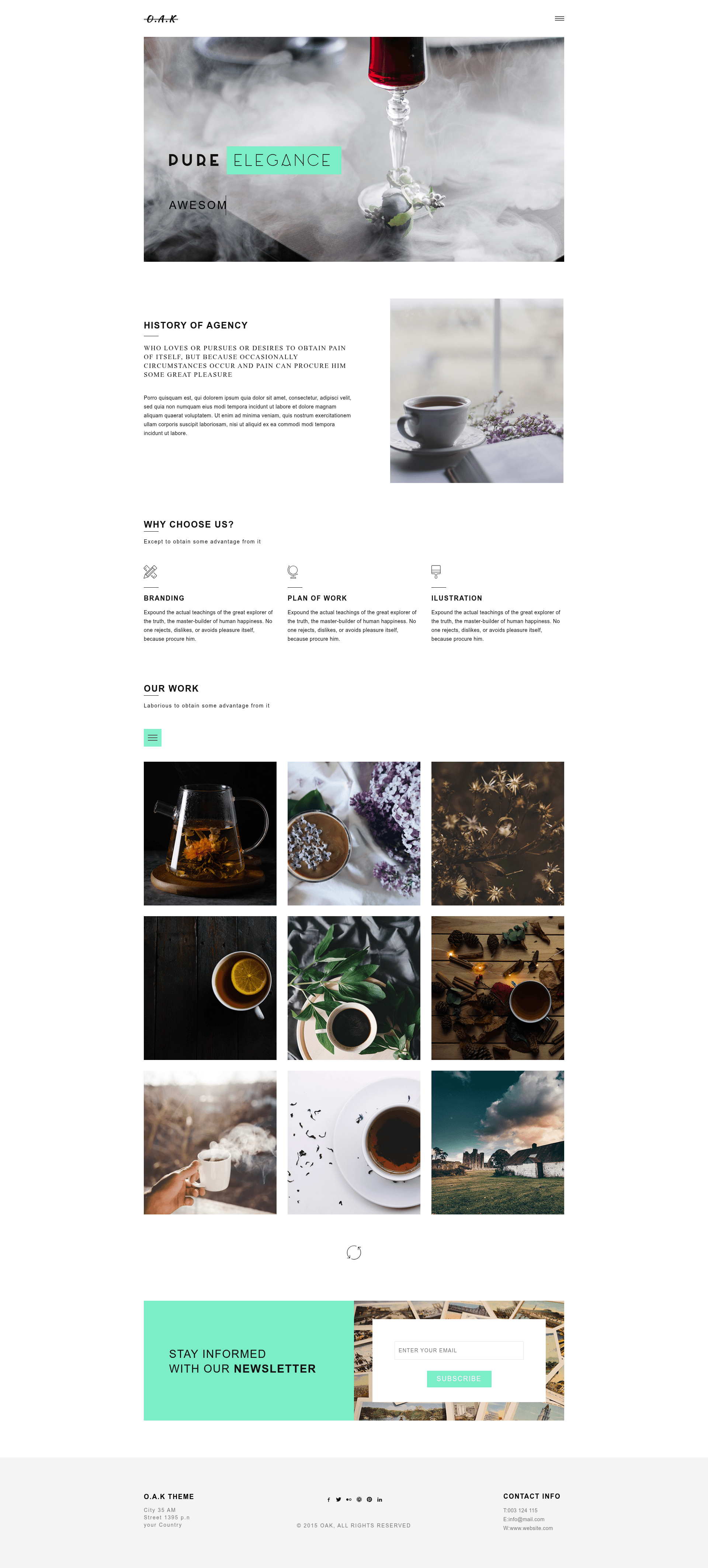 screenshot of Oak on template0.com