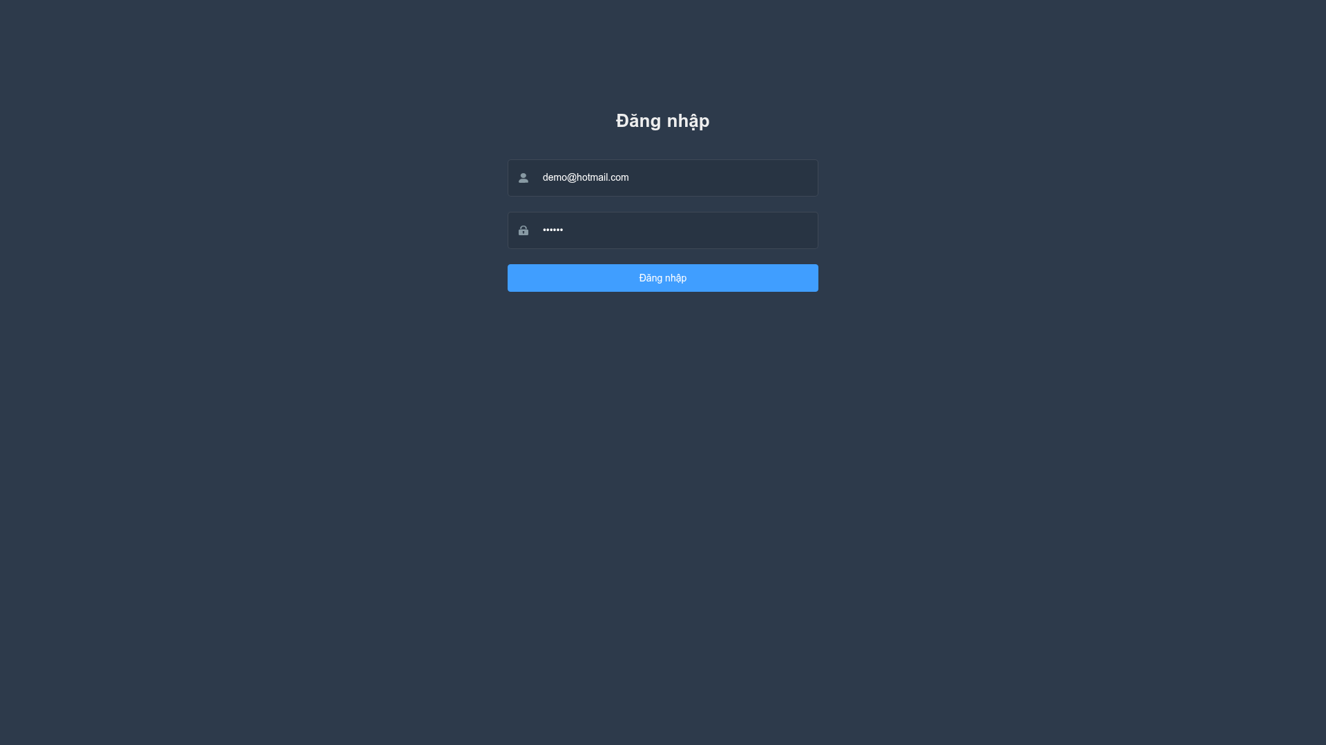 screenshot of Nuxt Element Admin on template0.com