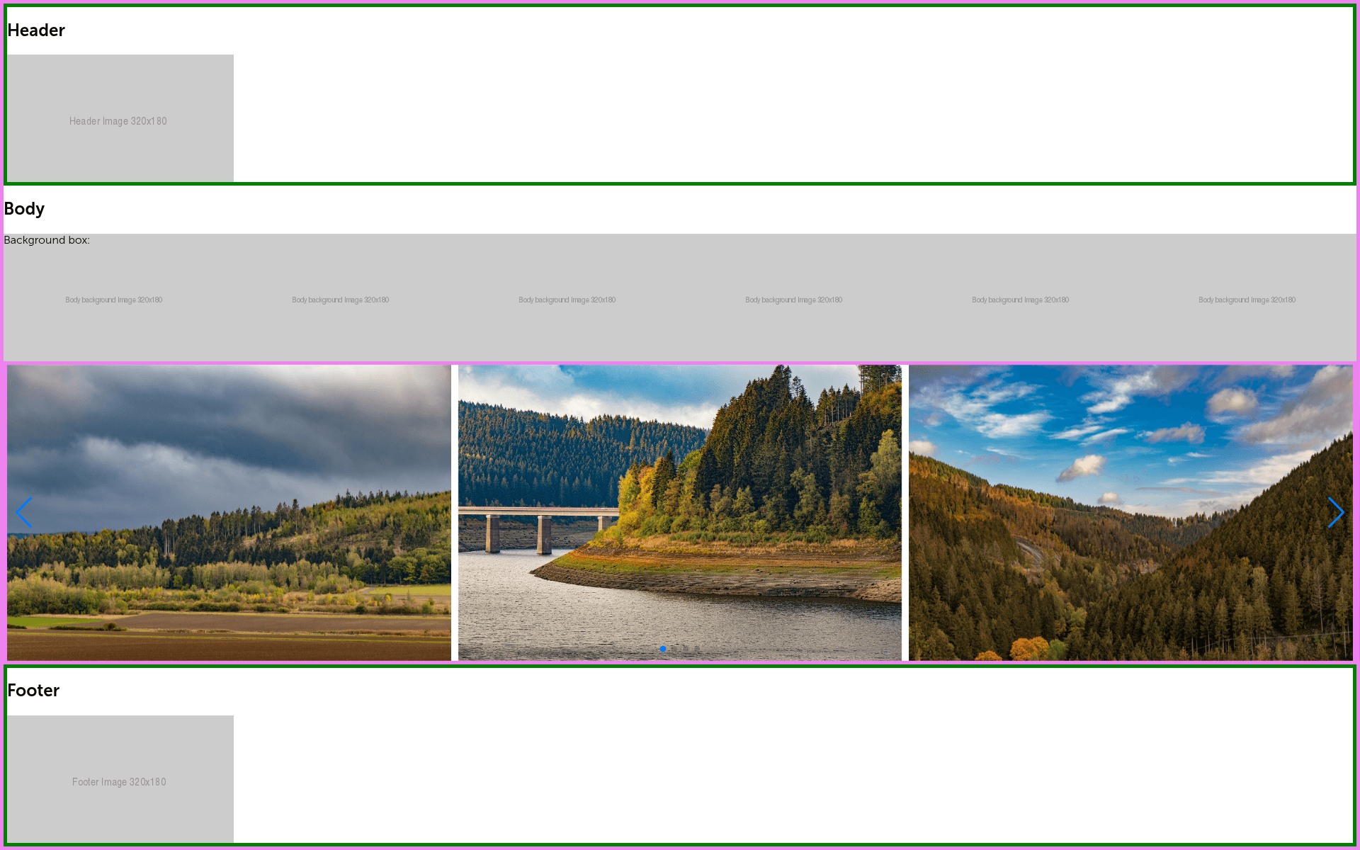screenshot of Simple Boilerplate on template0.com